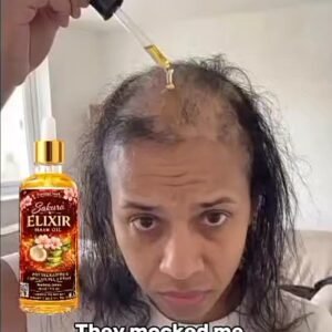 Sakura élixir hair oil – Huile capillaire naturelle pour les chutes de cheveux